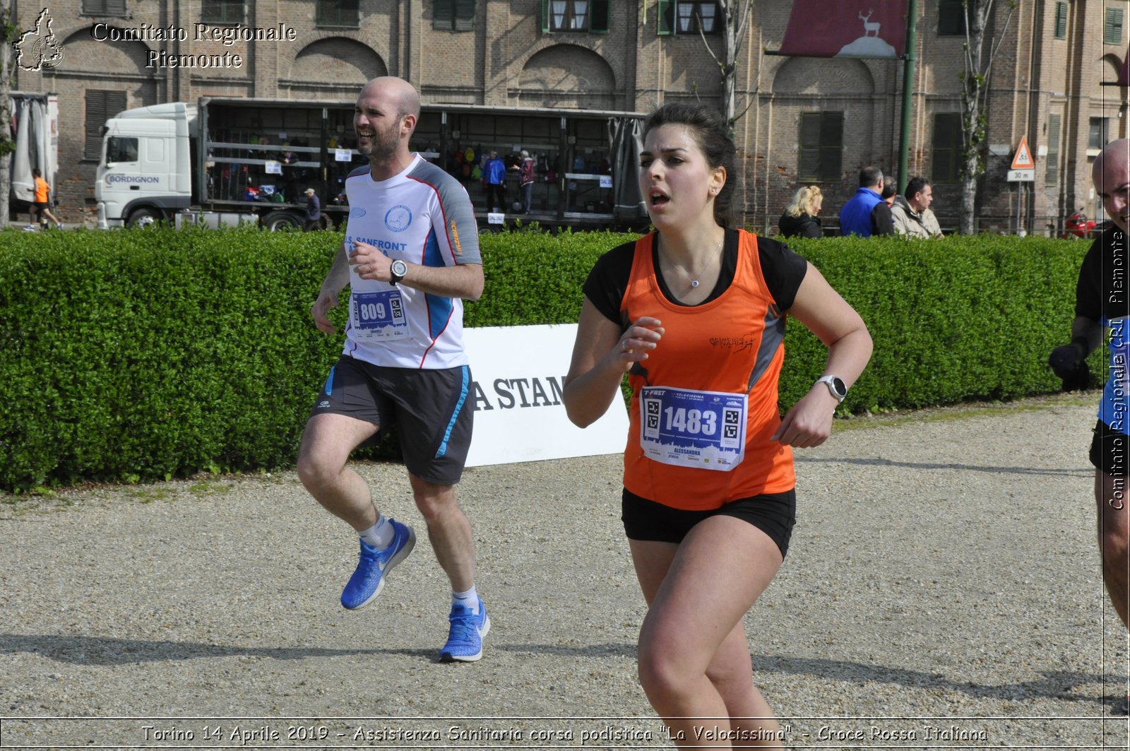 Torino 14 Aprile 2019 - Assistenza Sanitaria corsa podistica "La Velocissima" - Croce Rossa Italiana - Comitato Regionale del Piemonte