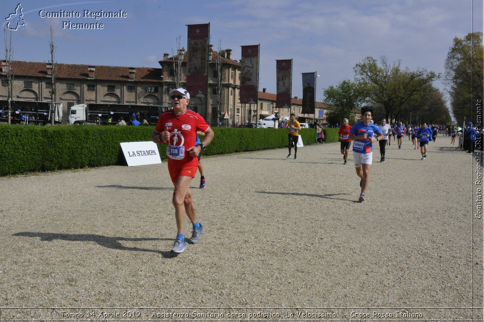 Torino 14 Aprile 2019 - Assistenza Sanitaria corsa podistica "La Velocissima" - Croce Rossa Italiana - Comitato Regionale del Piemonte