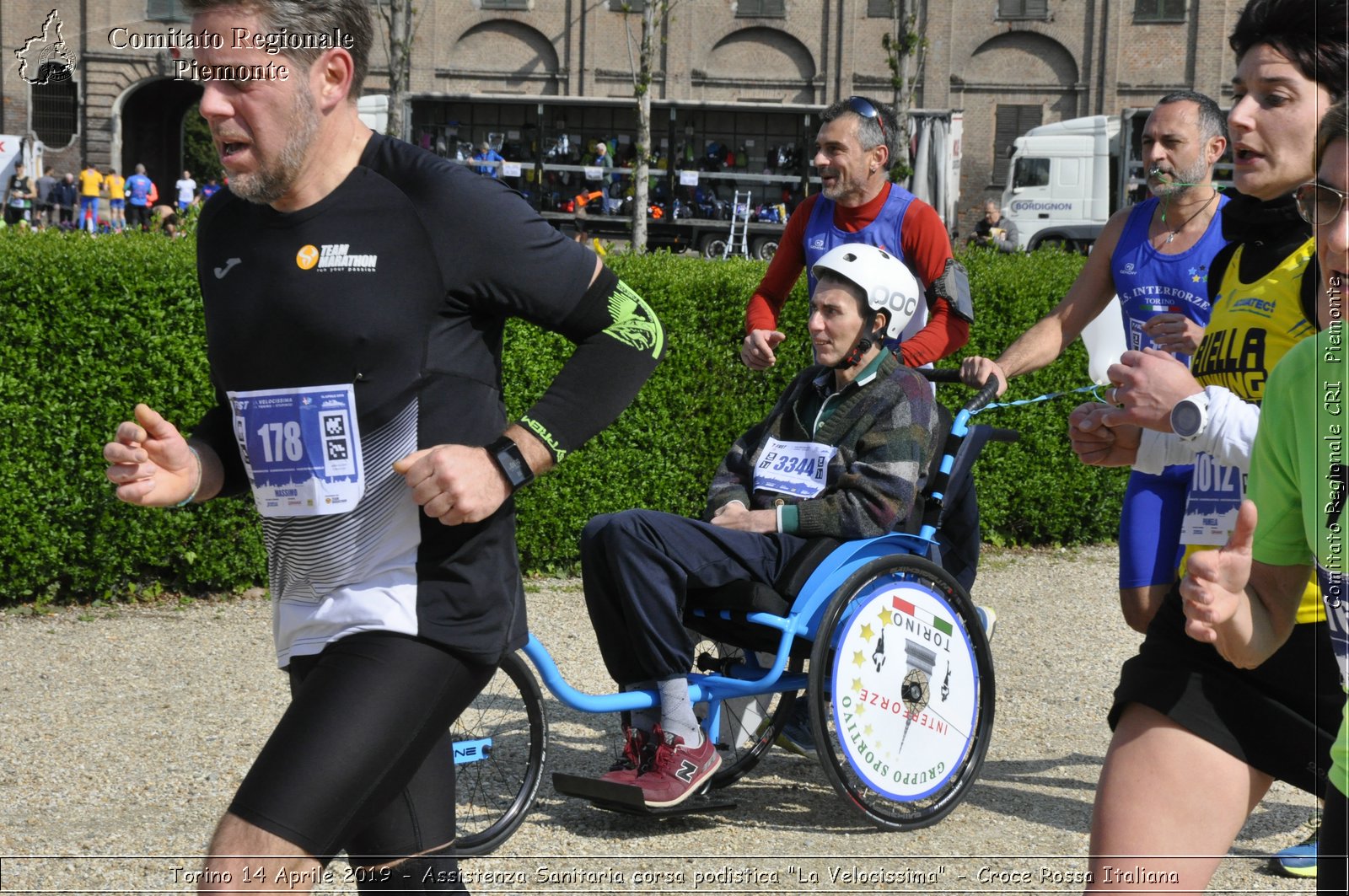 Torino 14 Aprile 2019 - Assistenza Sanitaria corsa podistica "La Velocissima" - Croce Rossa Italiana - Comitato Regionale del Piemonte