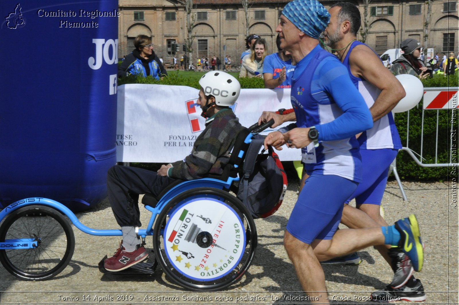 Torino 14 Aprile 2019 - Assistenza Sanitaria corsa podistica "La Velocissima" - Croce Rossa Italiana - Comitato Regionale del Piemonte