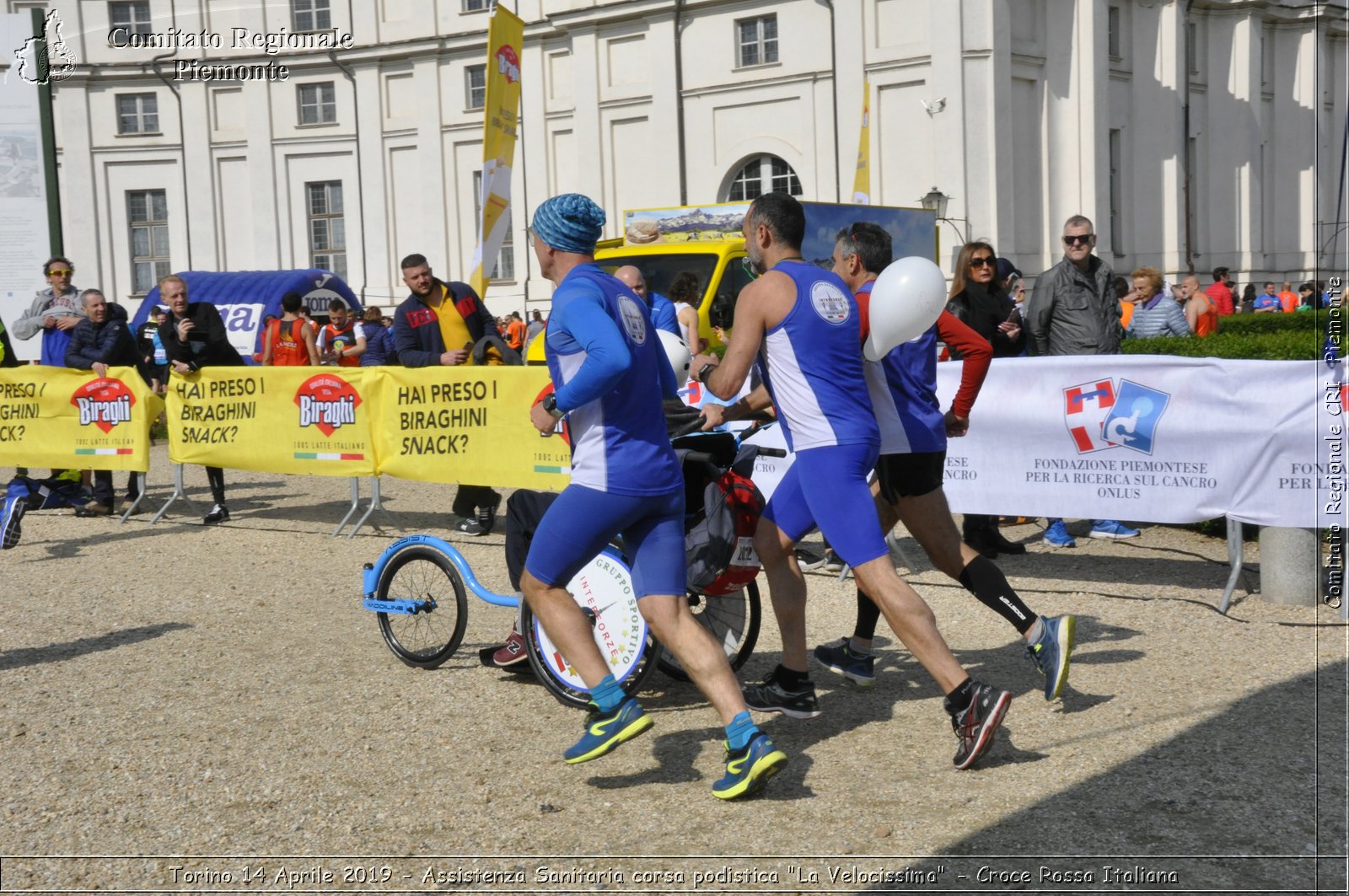 Torino 14 Aprile 2019 - Assistenza Sanitaria corsa podistica "La Velocissima" - Croce Rossa Italiana - Comitato Regionale del Piemonte