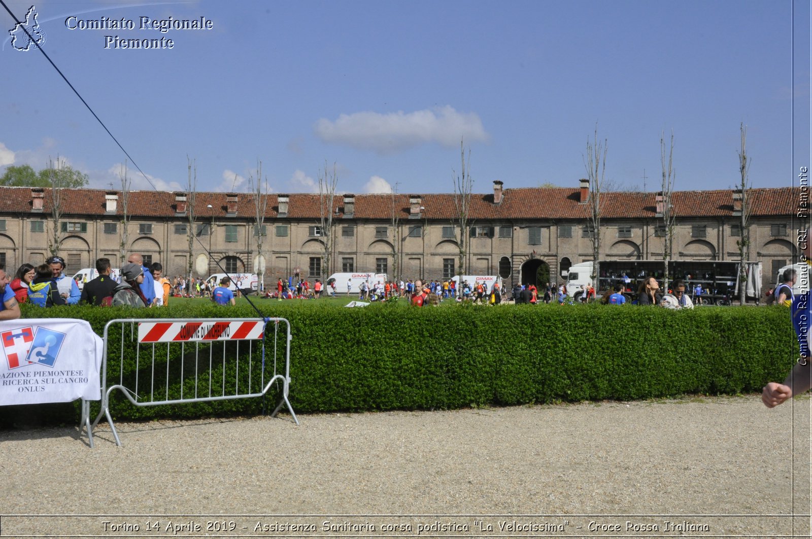 Torino 14 Aprile 2019 - Assistenza Sanitaria corsa podistica "La Velocissima" - Croce Rossa Italiana - Comitato Regionale del Piemonte