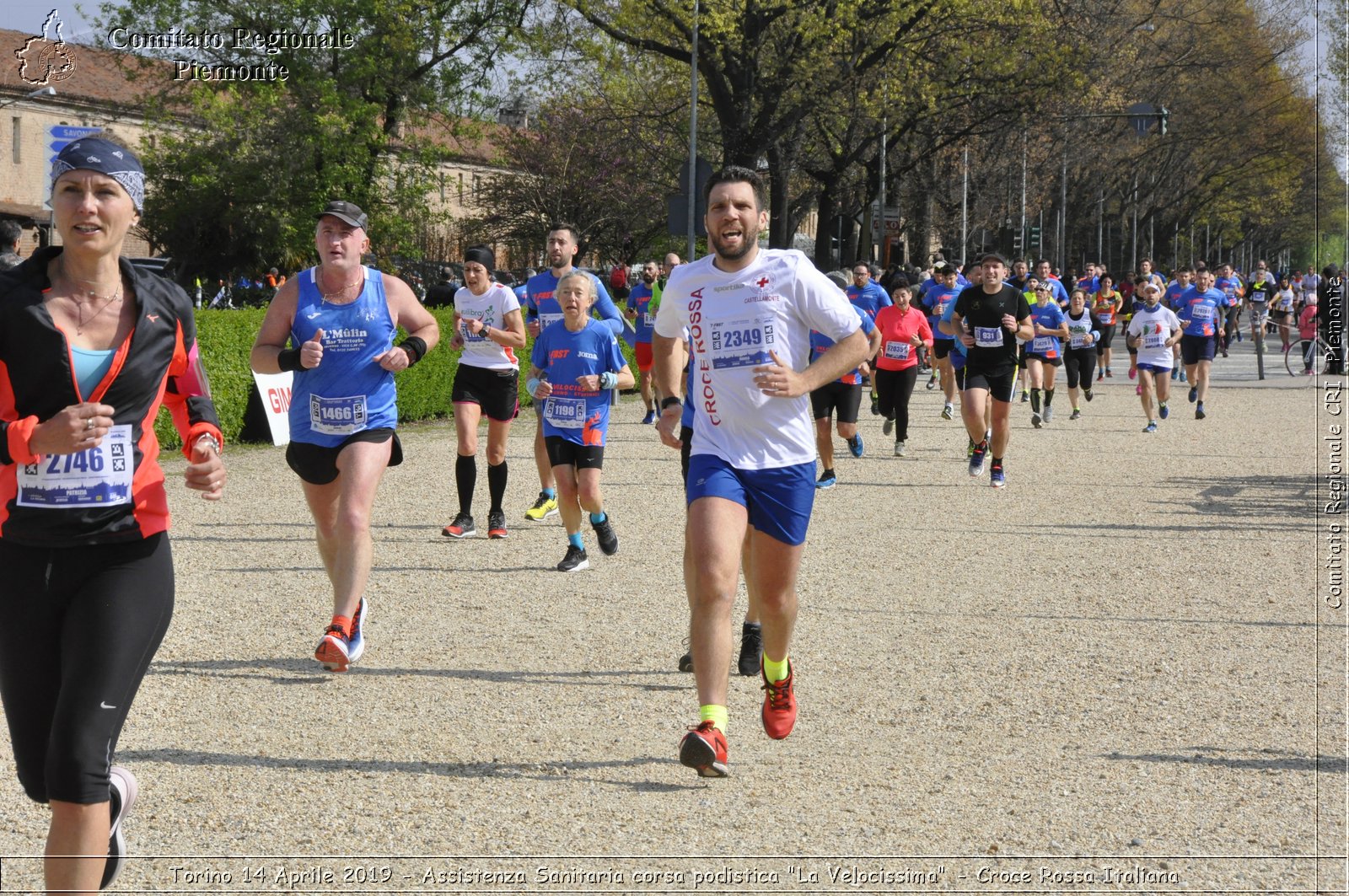 Torino 14 Aprile 2019 - Assistenza Sanitaria corsa podistica "La Velocissima" - Croce Rossa Italiana - Comitato Regionale del Piemonte