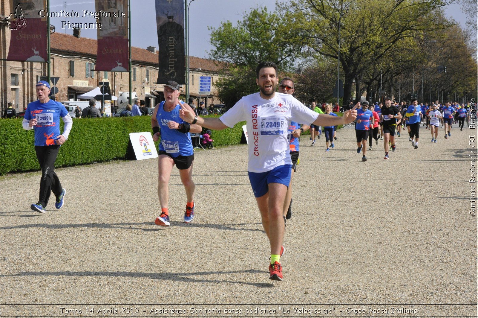 Torino 14 Aprile 2019 - Assistenza Sanitaria corsa podistica "La Velocissima" - Croce Rossa Italiana - Comitato Regionale del Piemonte