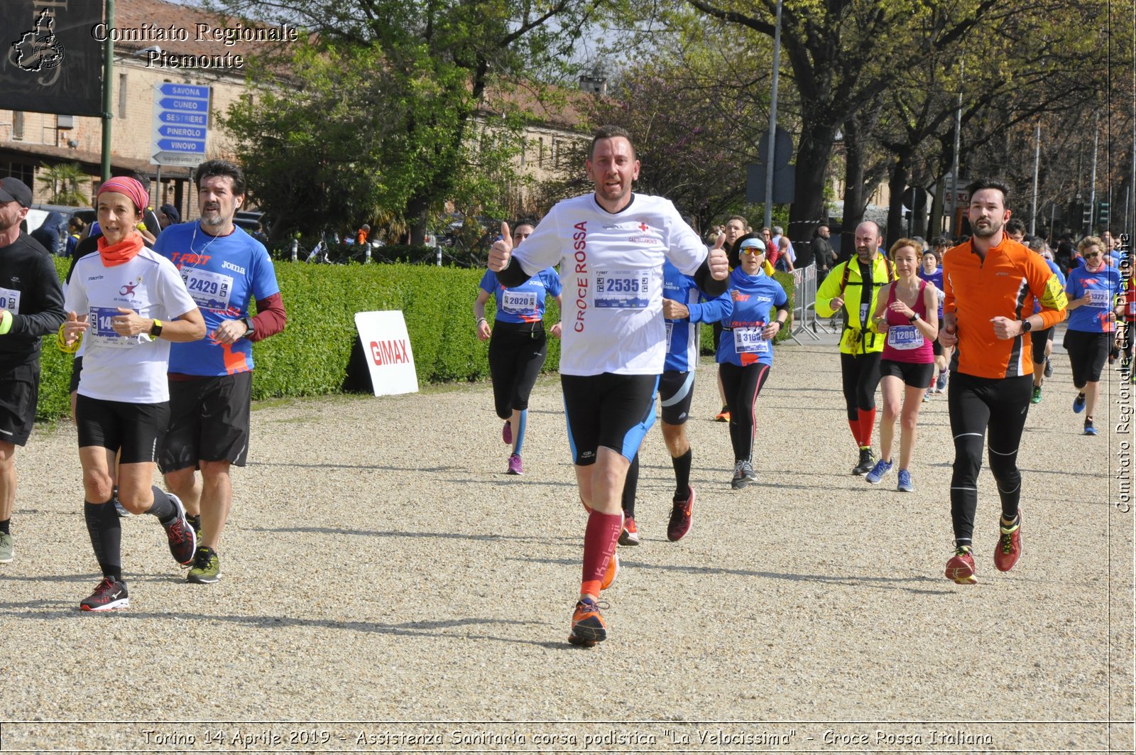 Torino 14 Aprile 2019 - Assistenza Sanitaria corsa podistica "La Velocissima" - Croce Rossa Italiana - Comitato Regionale del Piemonte