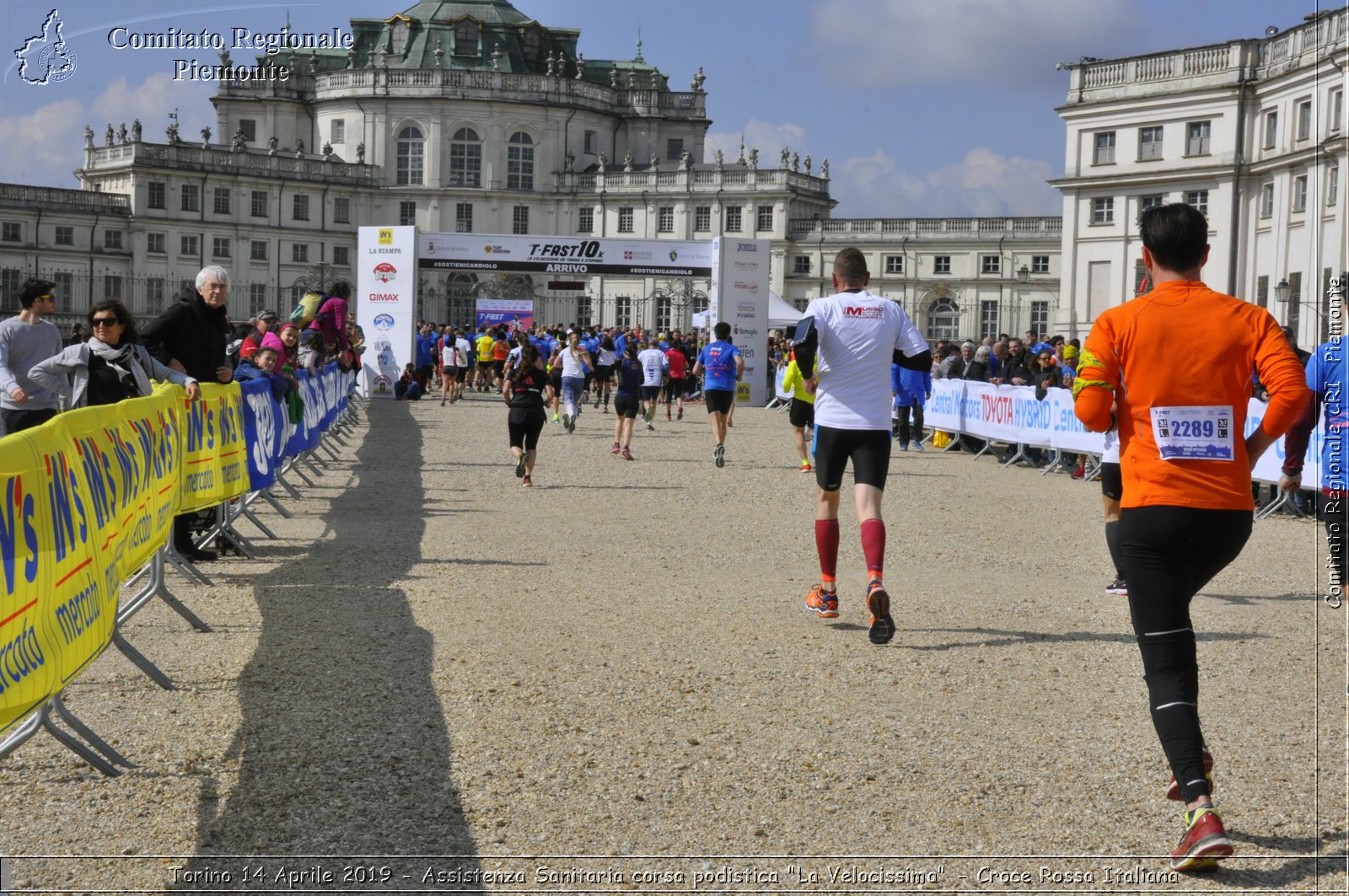 Torino 14 Aprile 2019 - Assistenza Sanitaria corsa podistica "La Velocissima" - Croce Rossa Italiana - Comitato Regionale del Piemonte