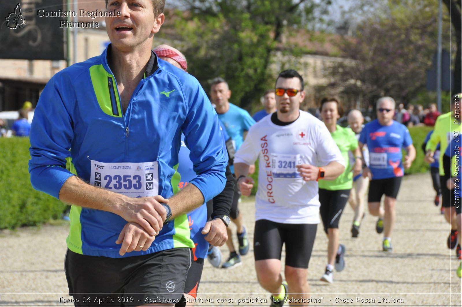 Torino 14 Aprile 2019 - Assistenza Sanitaria corsa podistica "La Velocissima" - Croce Rossa Italiana - Comitato Regionale del Piemonte