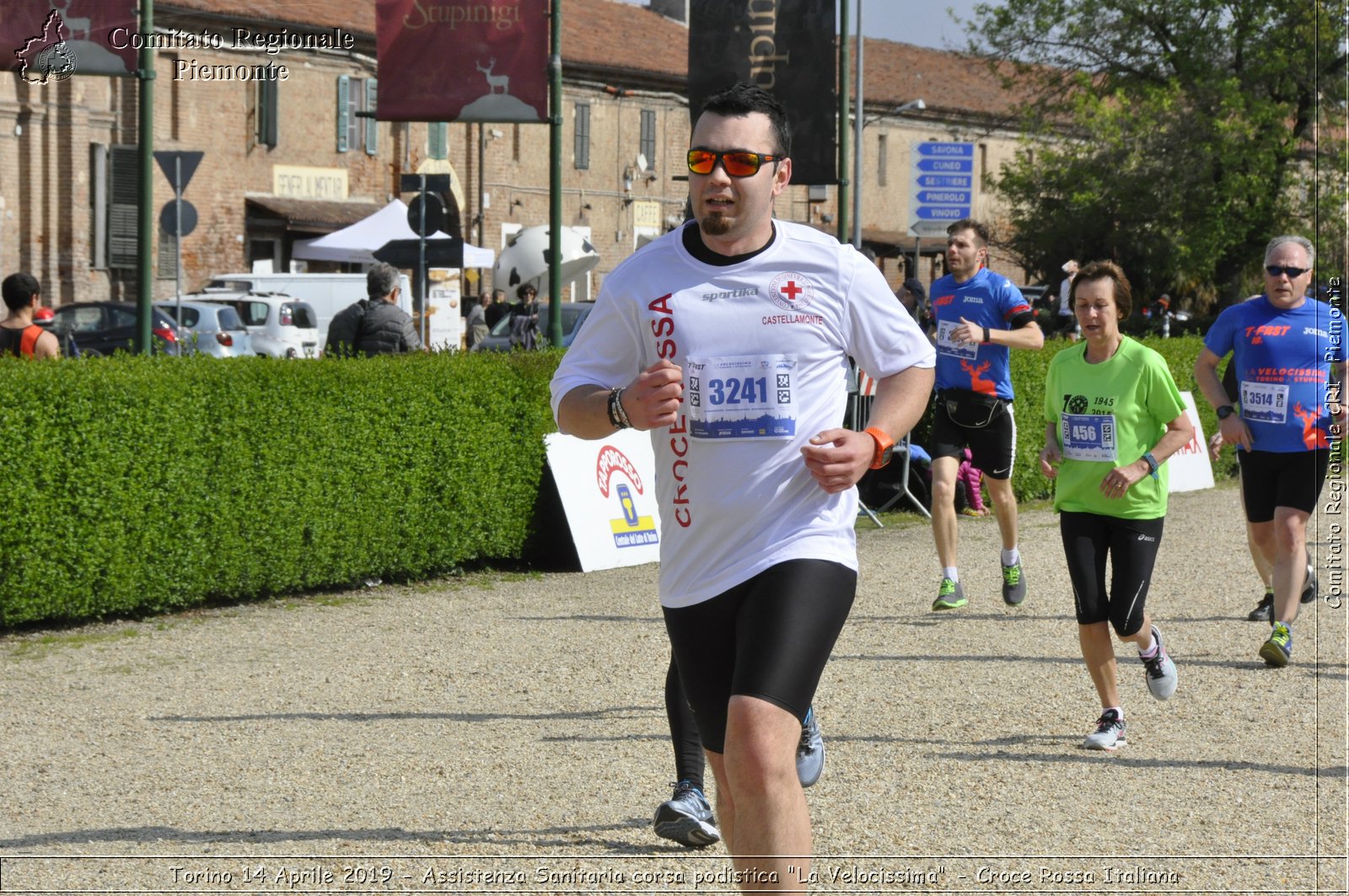 Torino 14 Aprile 2019 - Assistenza Sanitaria corsa podistica "La Velocissima" - Croce Rossa Italiana - Comitato Regionale del Piemonte