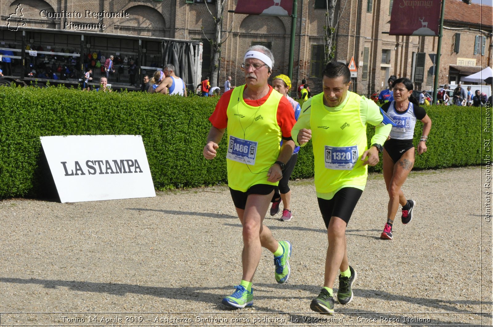 Torino 14 Aprile 2019 - Assistenza Sanitaria corsa podistica "La Velocissima" - Croce Rossa Italiana - Comitato Regionale del Piemonte