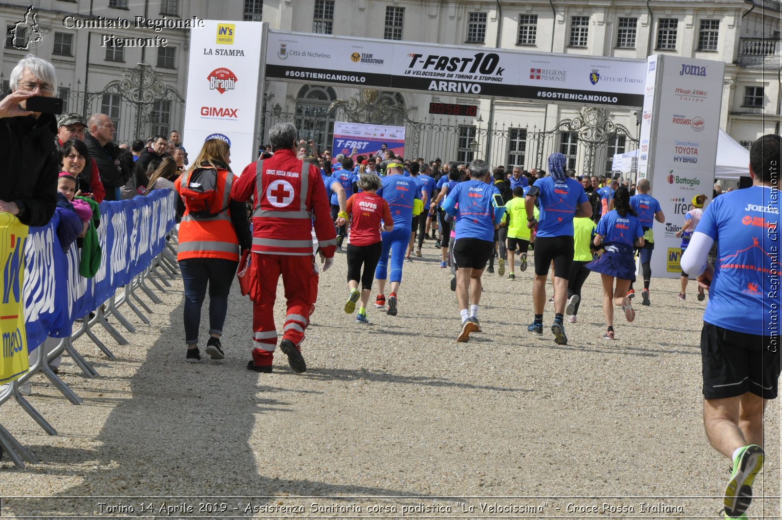 Torino 14 Aprile 2019 - Assistenza Sanitaria corsa podistica "La Velocissima" - Croce Rossa Italiana - Comitato Regionale del Piemonte