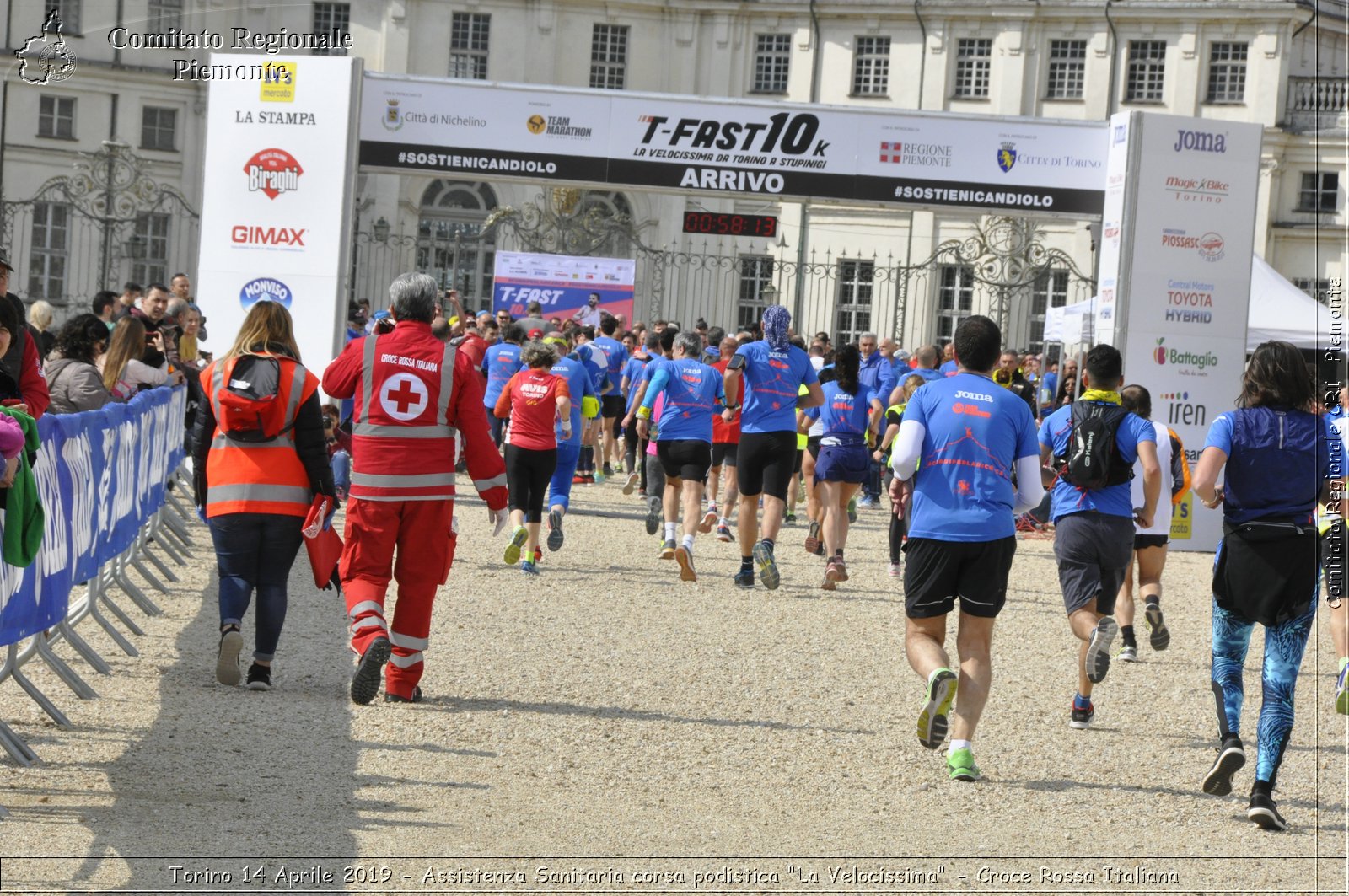 Torino 14 Aprile 2019 - Assistenza Sanitaria corsa podistica "La Velocissima" - Croce Rossa Italiana - Comitato Regionale del Piemonte