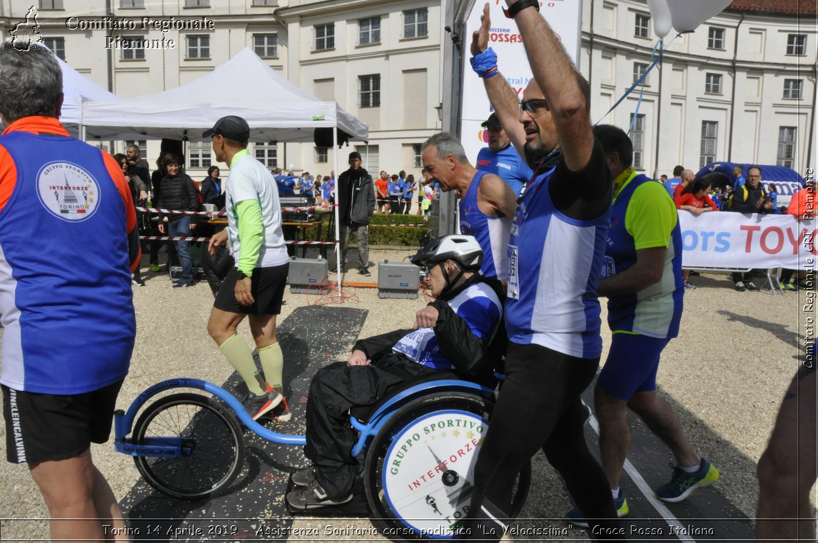 Torino 14 Aprile 2019 - Assistenza Sanitaria corsa podistica "La Velocissima" - Croce Rossa Italiana - Comitato Regionale del Piemonte