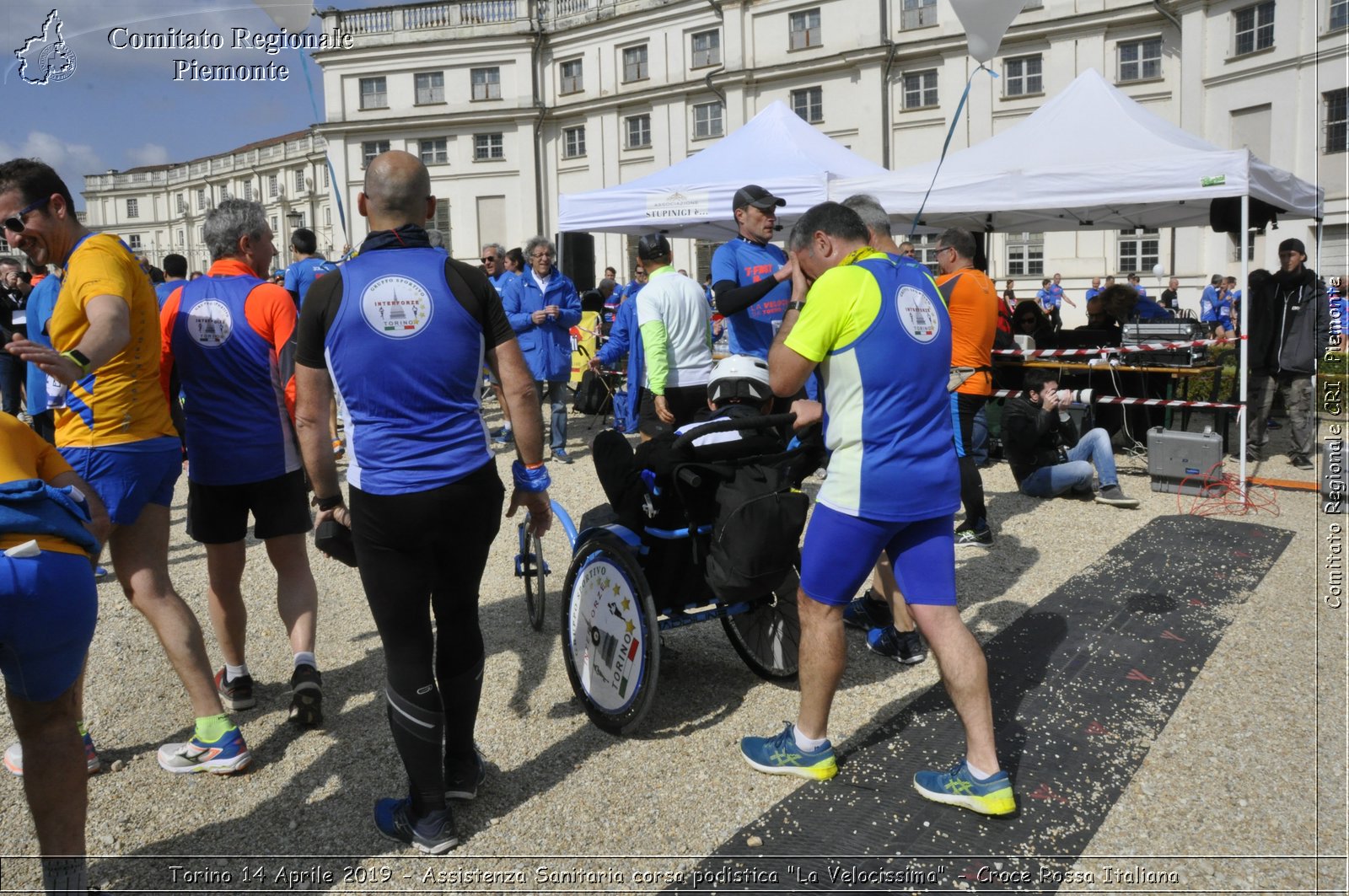 Torino 14 Aprile 2019 - Assistenza Sanitaria corsa podistica "La Velocissima" - Croce Rossa Italiana - Comitato Regionale del Piemonte