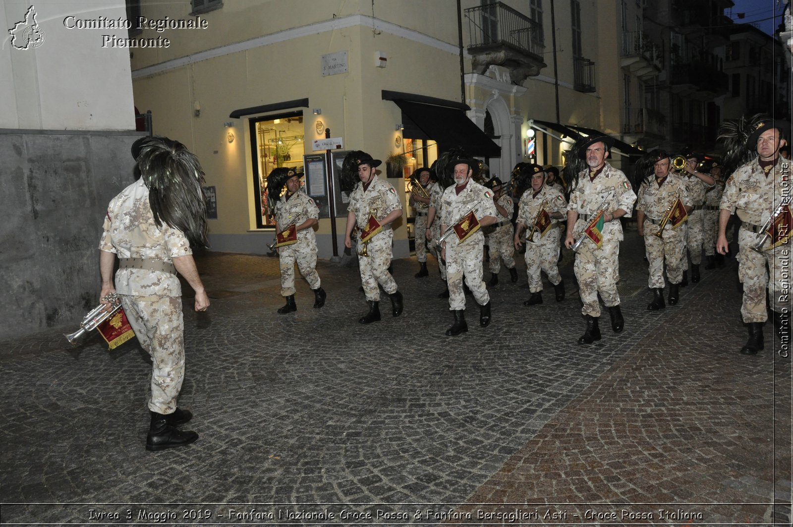 Ivrea 3 Maggio 2019 - Fanfara Nazionale Croce Rossa & Fanfara Bersaglieri Asti - Croce Rossa Italiana - Comitato Regionale del Piemonte