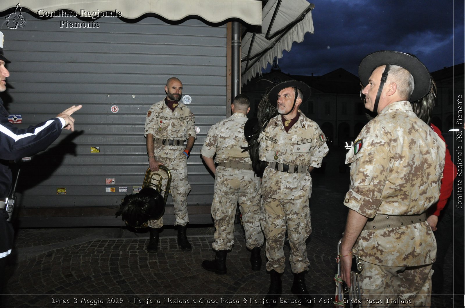 Ivrea 3 Maggio 2019 - Fanfara Nazionale Croce Rossa & Fanfara Bersaglieri Asti - Croce Rossa Italiana - Comitato Regionale del Piemonte