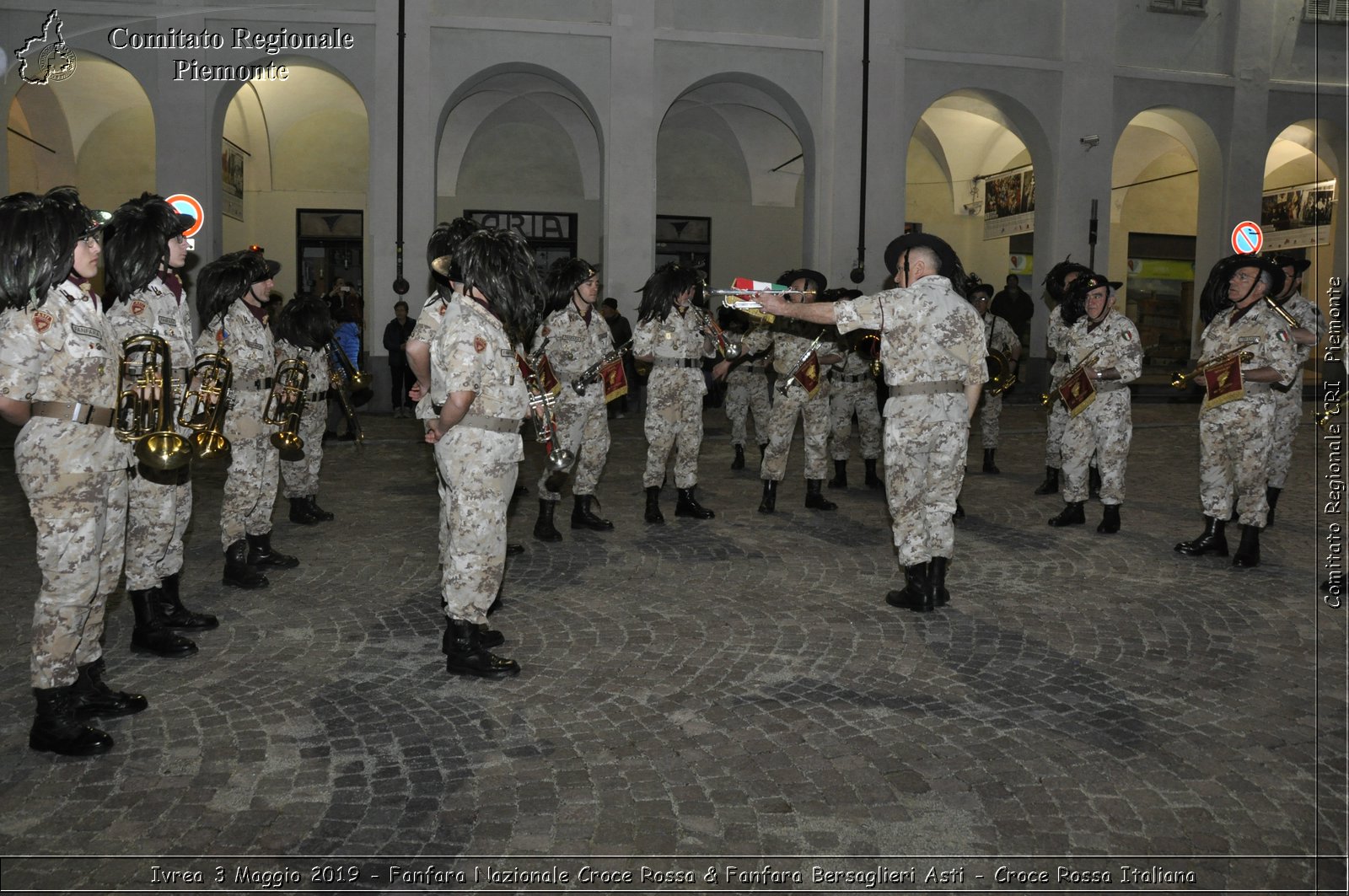 Ivrea 3 Maggio 2019 - Fanfara Nazionale Croce Rossa & Fanfara Bersaglieri Asti - Croce Rossa Italiana - Comitato Regionale del Piemonte