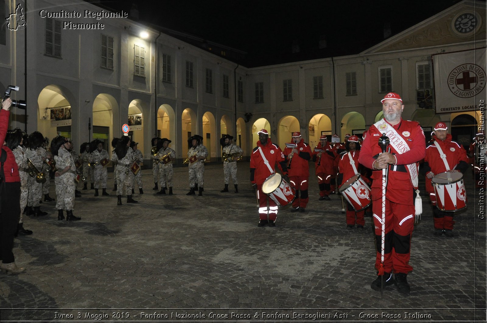 Ivrea 3 Maggio 2019 - Fanfara Nazionale Croce Rossa & Fanfara Bersaglieri Asti - Croce Rossa Italiana - Comitato Regionale del Piemonte