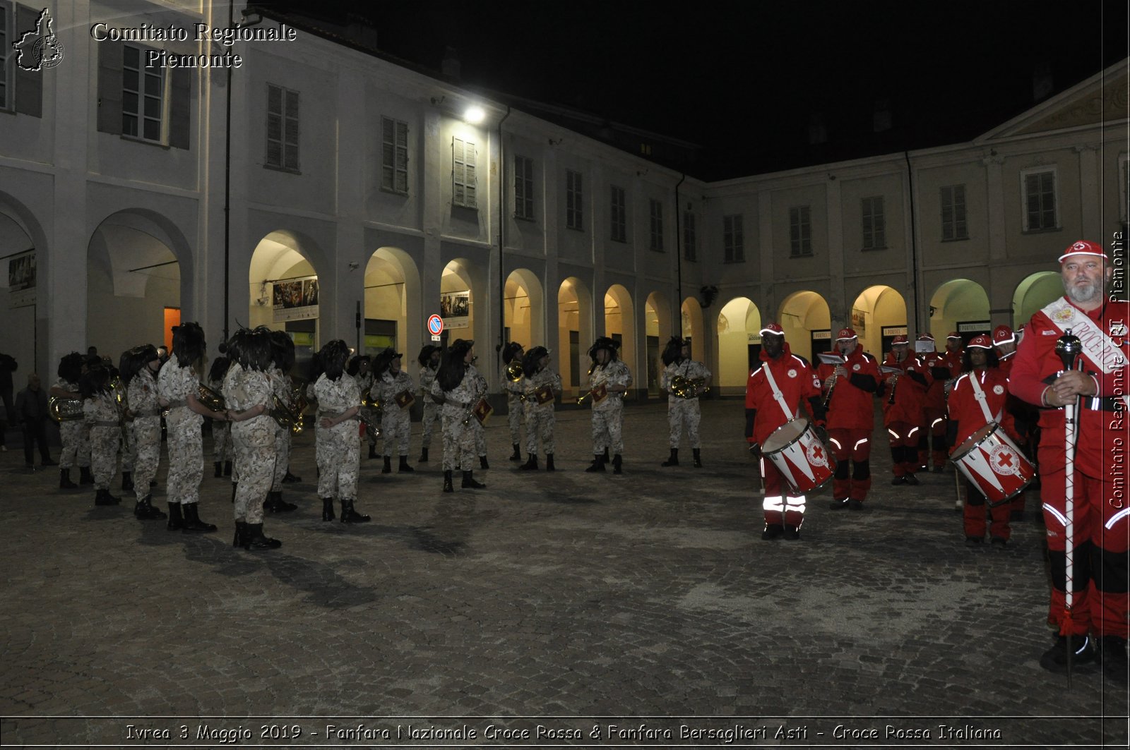 Ivrea 3 Maggio 2019 - Fanfara Nazionale Croce Rossa & Fanfara Bersaglieri Asti - Croce Rossa Italiana - Comitato Regionale del Piemonte