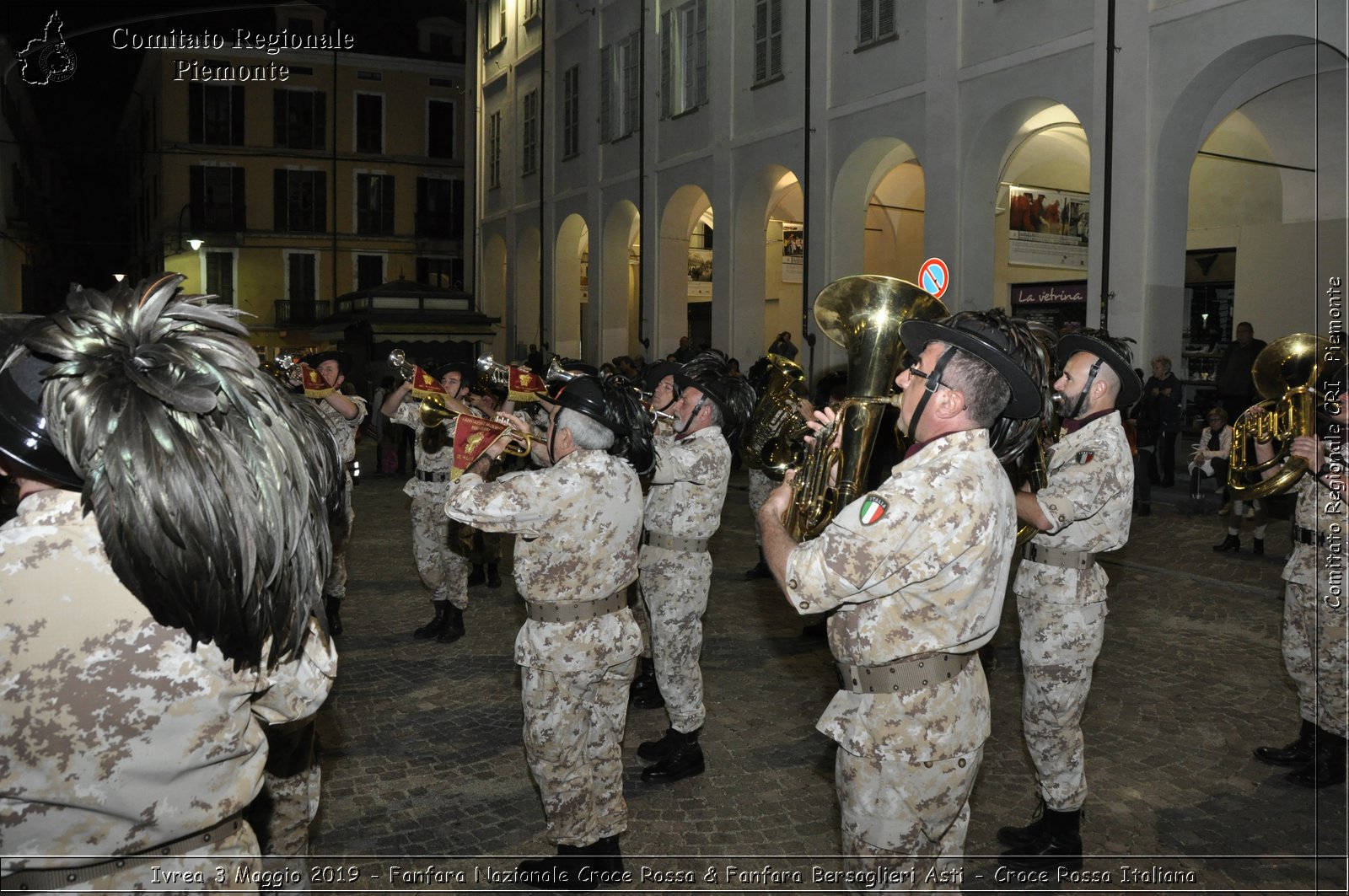 Ivrea 3 Maggio 2019 - Fanfara Nazionale Croce Rossa & Fanfara Bersaglieri Asti - Croce Rossa Italiana - Comitato Regionale del Piemonte