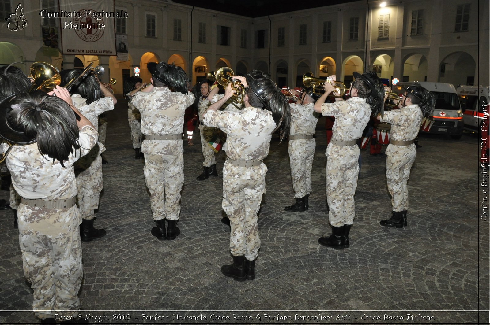 Ivrea 3 Maggio 2019 - Fanfara Nazionale Croce Rossa & Fanfara Bersaglieri Asti - Croce Rossa Italiana - Comitato Regionale del Piemonte