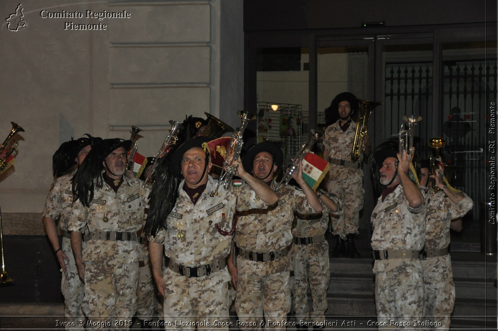 Ivrea 3 Maggio 2019 - Fanfara Nazionale Croce Rossa & Fanfara Bersaglieri Asti - Croce Rossa Italiana - Comitato Regionale del Piemonte