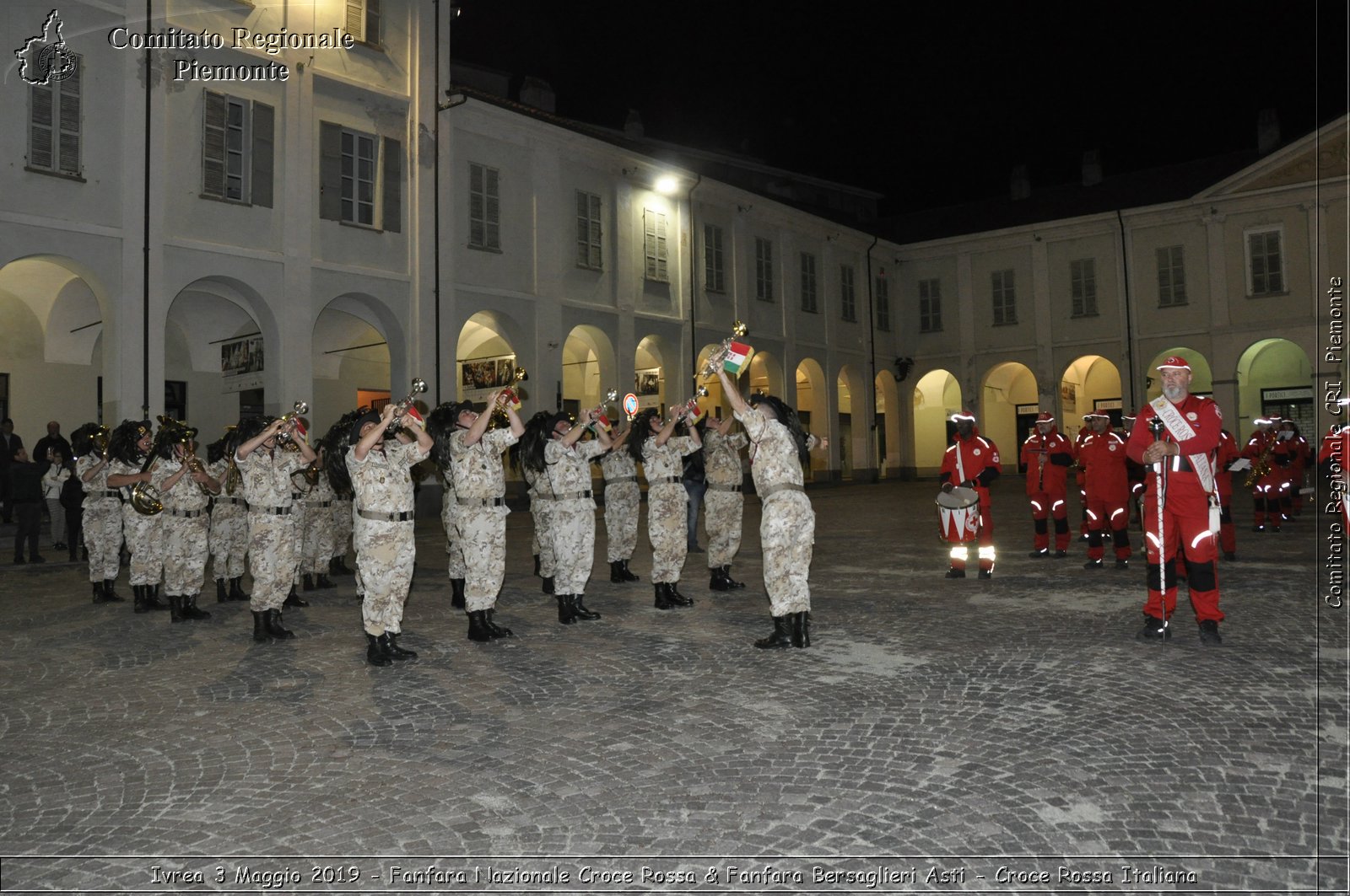 Ivrea 3 Maggio 2019 - Fanfara Nazionale Croce Rossa & Fanfara Bersaglieri Asti - Croce Rossa Italiana - Comitato Regionale del Piemonte