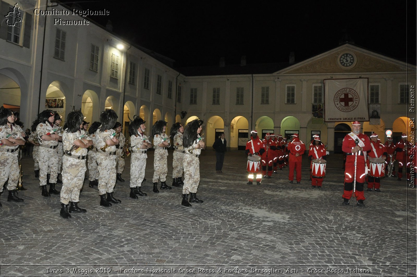 Ivrea 3 Maggio 2019 - Fanfara Nazionale Croce Rossa & Fanfara Bersaglieri Asti - Croce Rossa Italiana - Comitato Regionale del Piemonte