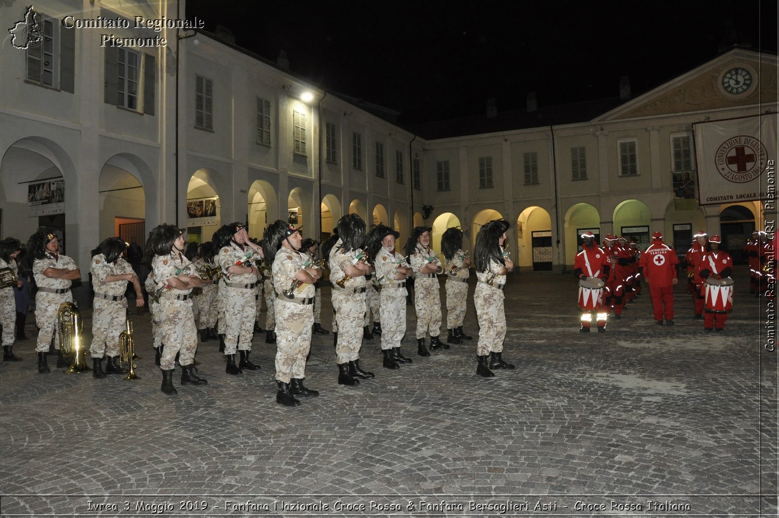 Ivrea 3 Maggio 2019 - Fanfara Nazionale Croce Rossa & Fanfara Bersaglieri Asti - Croce Rossa Italiana - Comitato Regionale del Piemonte