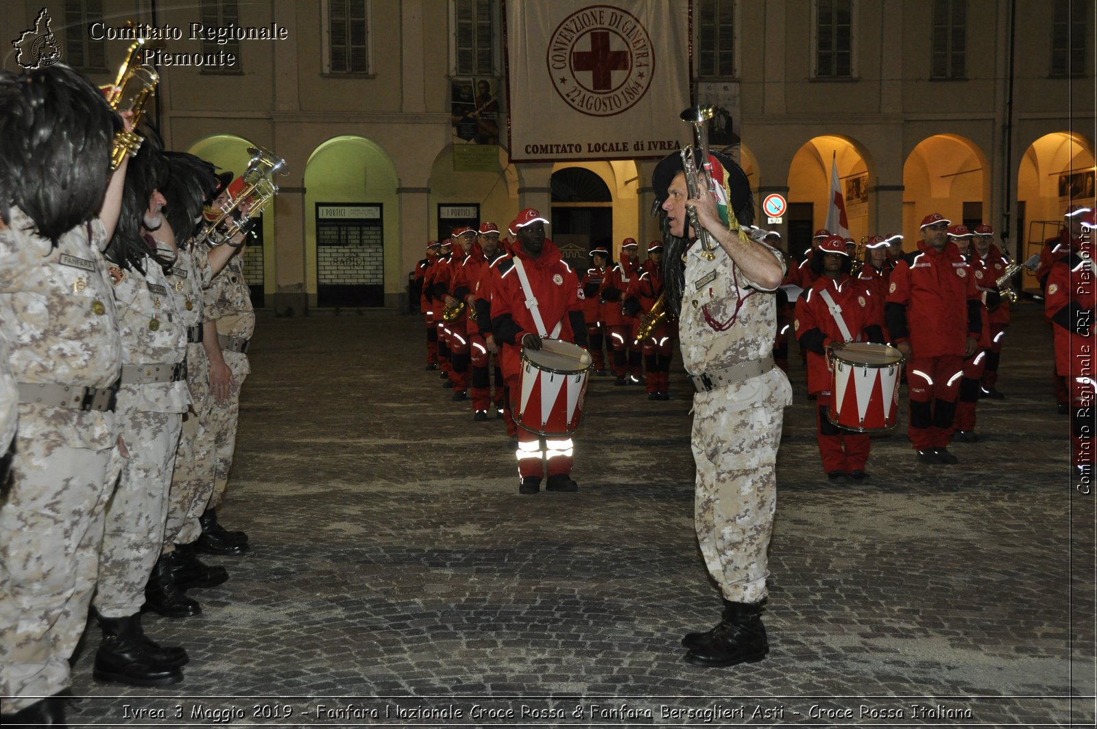 Ivrea 3 Maggio 2019 - Fanfara Nazionale Croce Rossa & Fanfara Bersaglieri Asti - Croce Rossa Italiana - Comitato Regionale del Piemonte