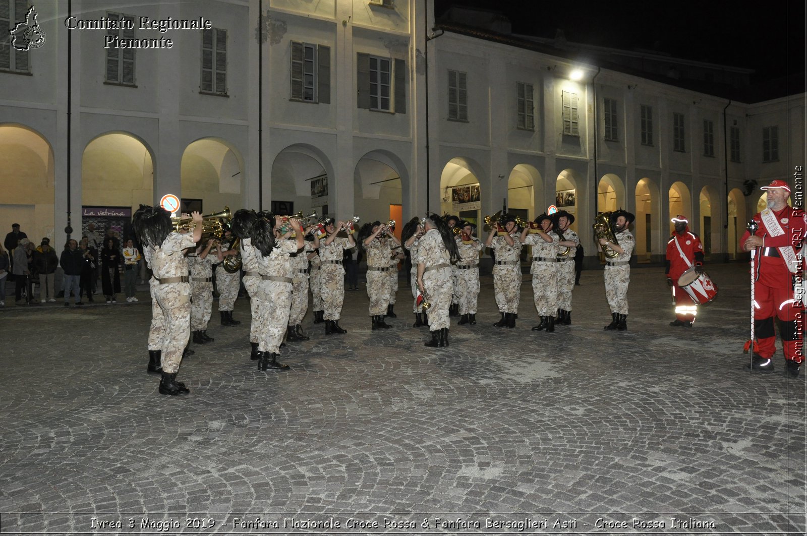 Ivrea 3 Maggio 2019 - Fanfara Nazionale Croce Rossa & Fanfara Bersaglieri Asti - Croce Rossa Italiana - Comitato Regionale del Piemonte