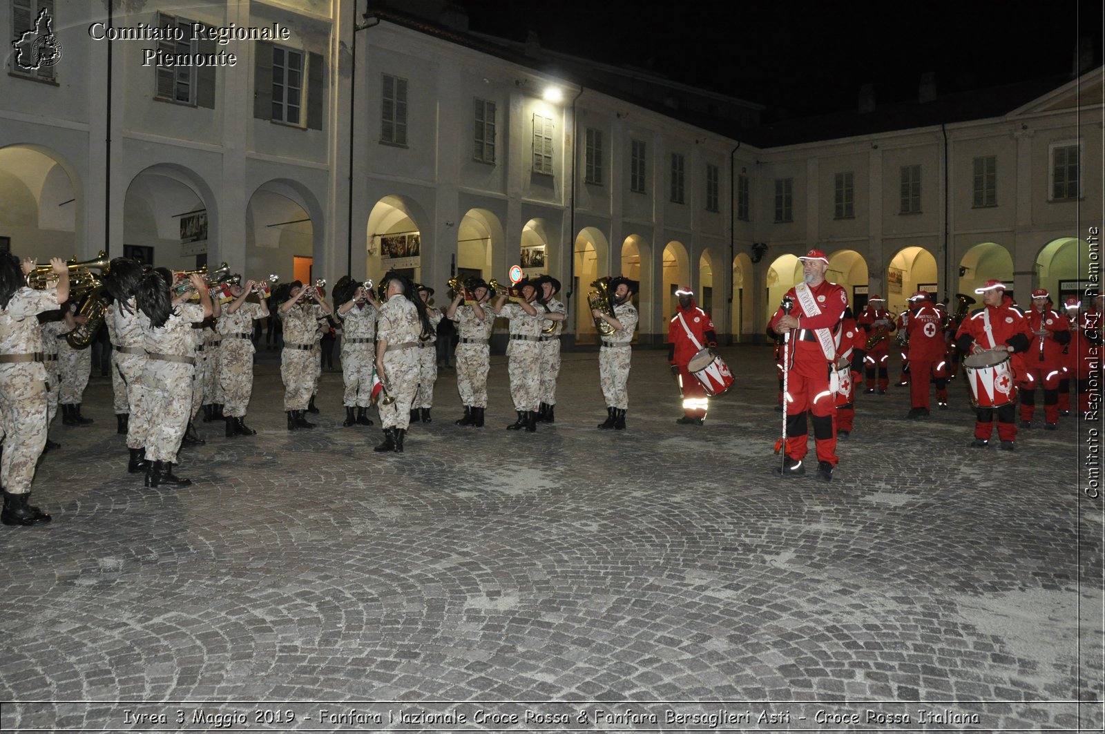 Ivrea 3 Maggio 2019 - Fanfara Nazionale Croce Rossa & Fanfara Bersaglieri Asti - Croce Rossa Italiana - Comitato Regionale del Piemonte