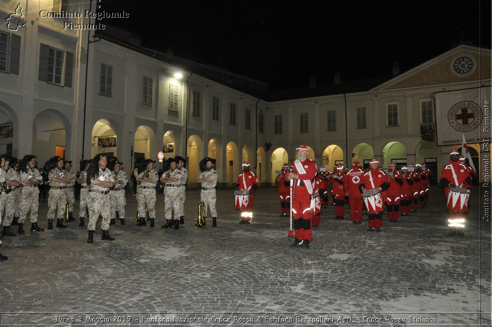 Ivrea 3 Maggio 2019 - Fanfara Nazionale Croce Rossa & Fanfara Bersaglieri Asti - Croce Rossa Italiana - Comitato Regionale del Piemonte