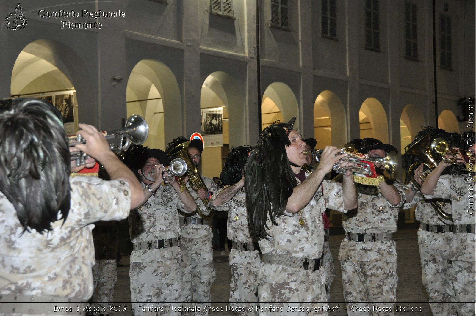 Ivrea 3 Maggio 2019 - Fanfara Nazionale Croce Rossa & Fanfara Bersaglieri Asti - Croce Rossa Italiana - Comitato Regionale del Piemonte