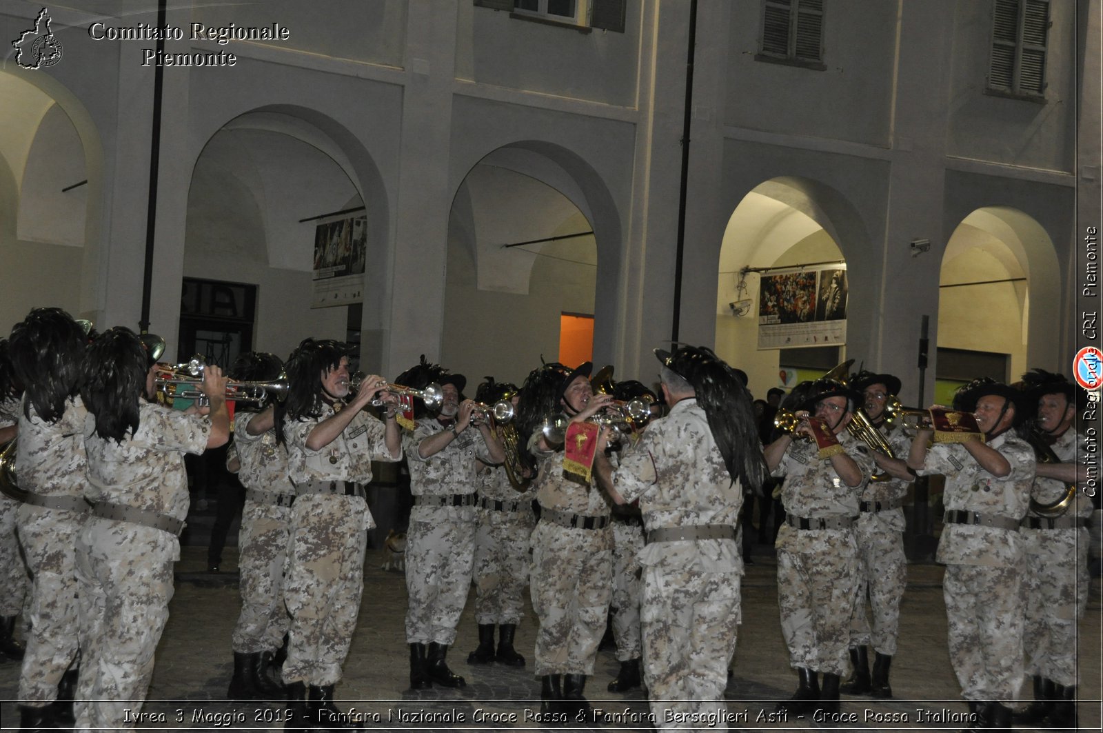 Ivrea 3 Maggio 2019 - Fanfara Nazionale Croce Rossa & Fanfara Bersaglieri Asti - Croce Rossa Italiana - Comitato Regionale del Piemonte