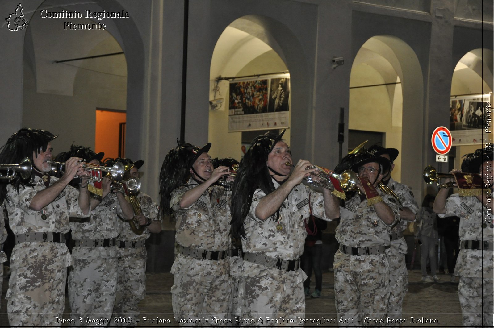 Ivrea 3 Maggio 2019 - Fanfara Nazionale Croce Rossa & Fanfara Bersaglieri Asti - Croce Rossa Italiana - Comitato Regionale del Piemonte