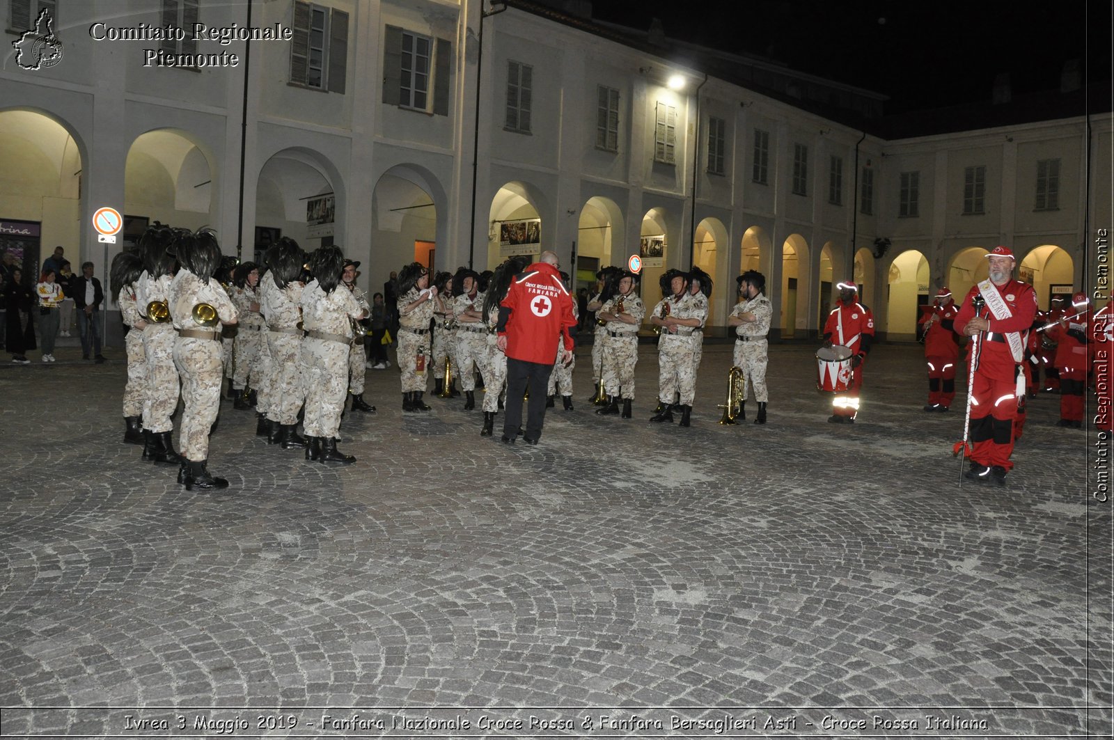 Ivrea 3 Maggio 2019 - Fanfara Nazionale Croce Rossa & Fanfara Bersaglieri Asti - Croce Rossa Italiana - Comitato Regionale del Piemonte