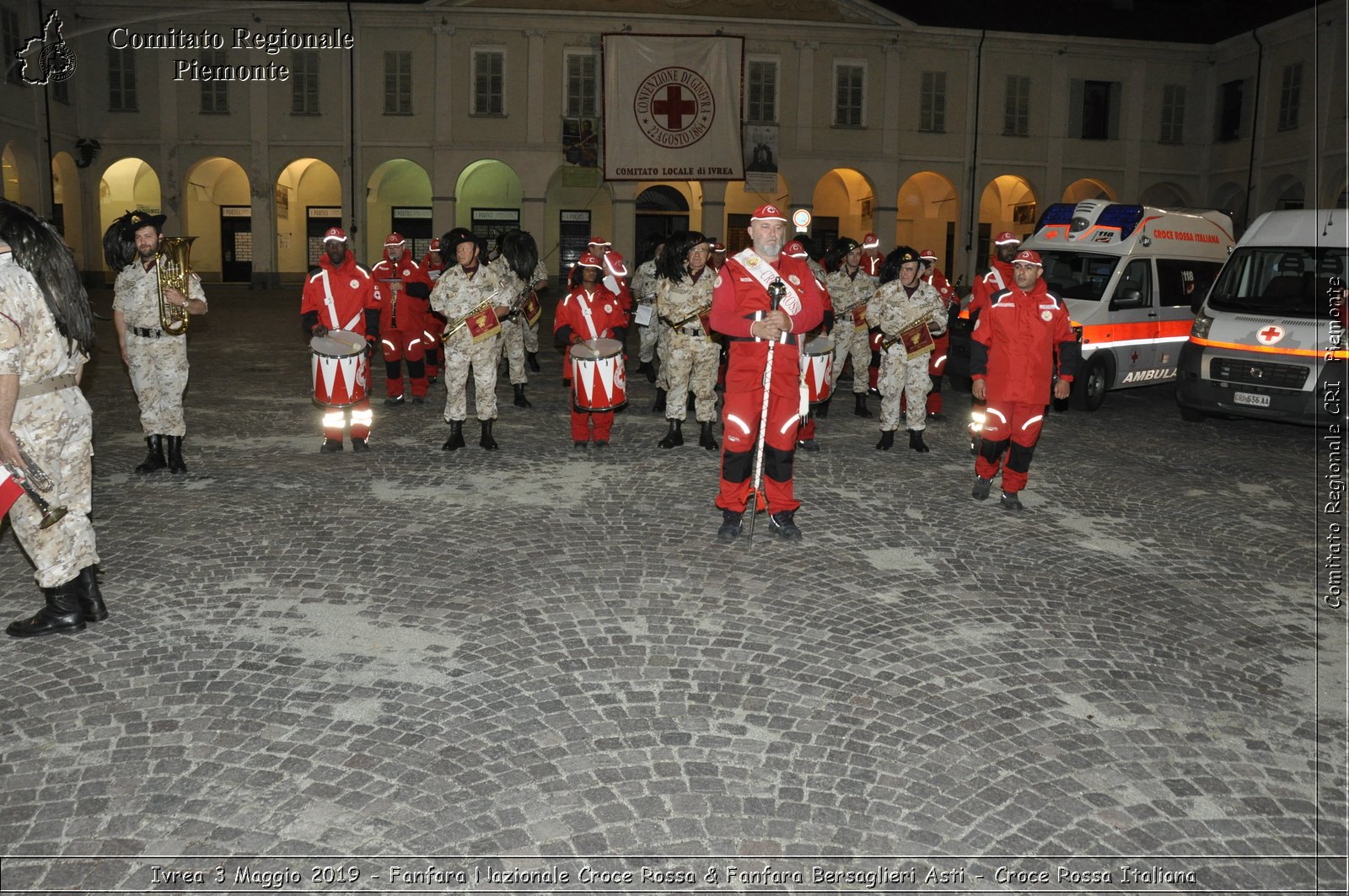 Ivrea 3 Maggio 2019 - Fanfara Nazionale Croce Rossa & Fanfara Bersaglieri Asti - Croce Rossa Italiana - Comitato Regionale del Piemonte