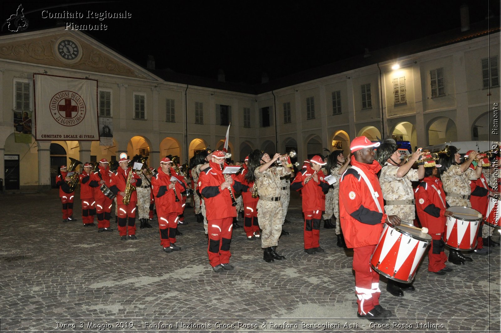 Ivrea 3 Maggio 2019 - Fanfara Nazionale Croce Rossa & Fanfara Bersaglieri Asti - Croce Rossa Italiana - Comitato Regionale del Piemonte