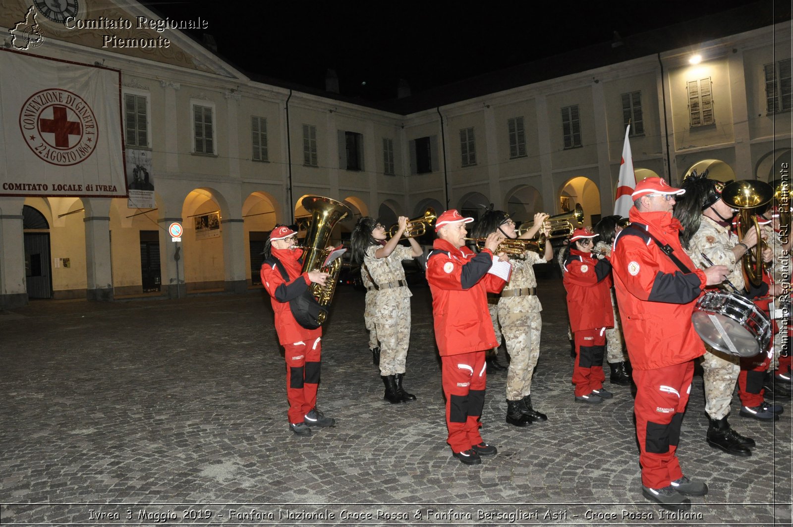 Ivrea 3 Maggio 2019 - Fanfara Nazionale Croce Rossa & Fanfara Bersaglieri Asti - Croce Rossa Italiana - Comitato Regionale del Piemonte