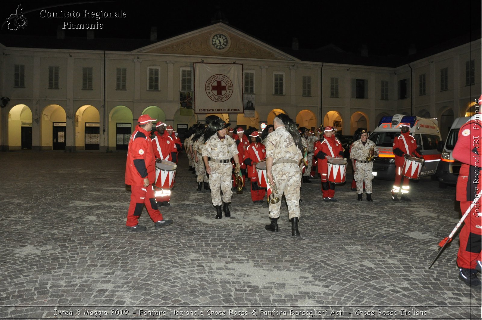 Ivrea 3 Maggio 2019 - Fanfara Nazionale Croce Rossa & Fanfara Bersaglieri Asti - Croce Rossa Italiana - Comitato Regionale del Piemonte