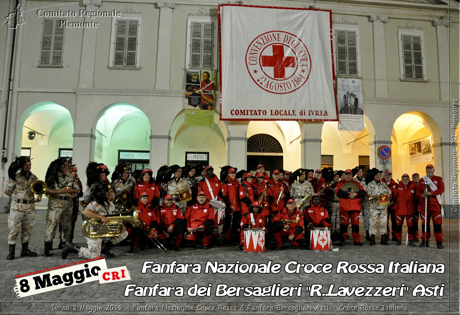 Ivrea 3 Maggio 2019 - Fanfara Nazionale Croce Rossa & Fanfara Bersaglieri Asti - Croce Rossa Italiana - Comitato Regionale del Piemonte