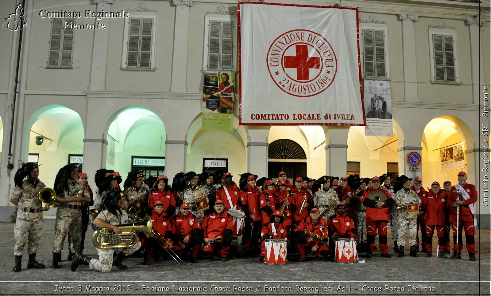 Ivrea 3 Maggio 2019 - Fanfara Nazionale Croce Rossa & Fanfara Bersaglieri Asti - Croce Rossa Italiana - Comitato Regionale del Piemonte