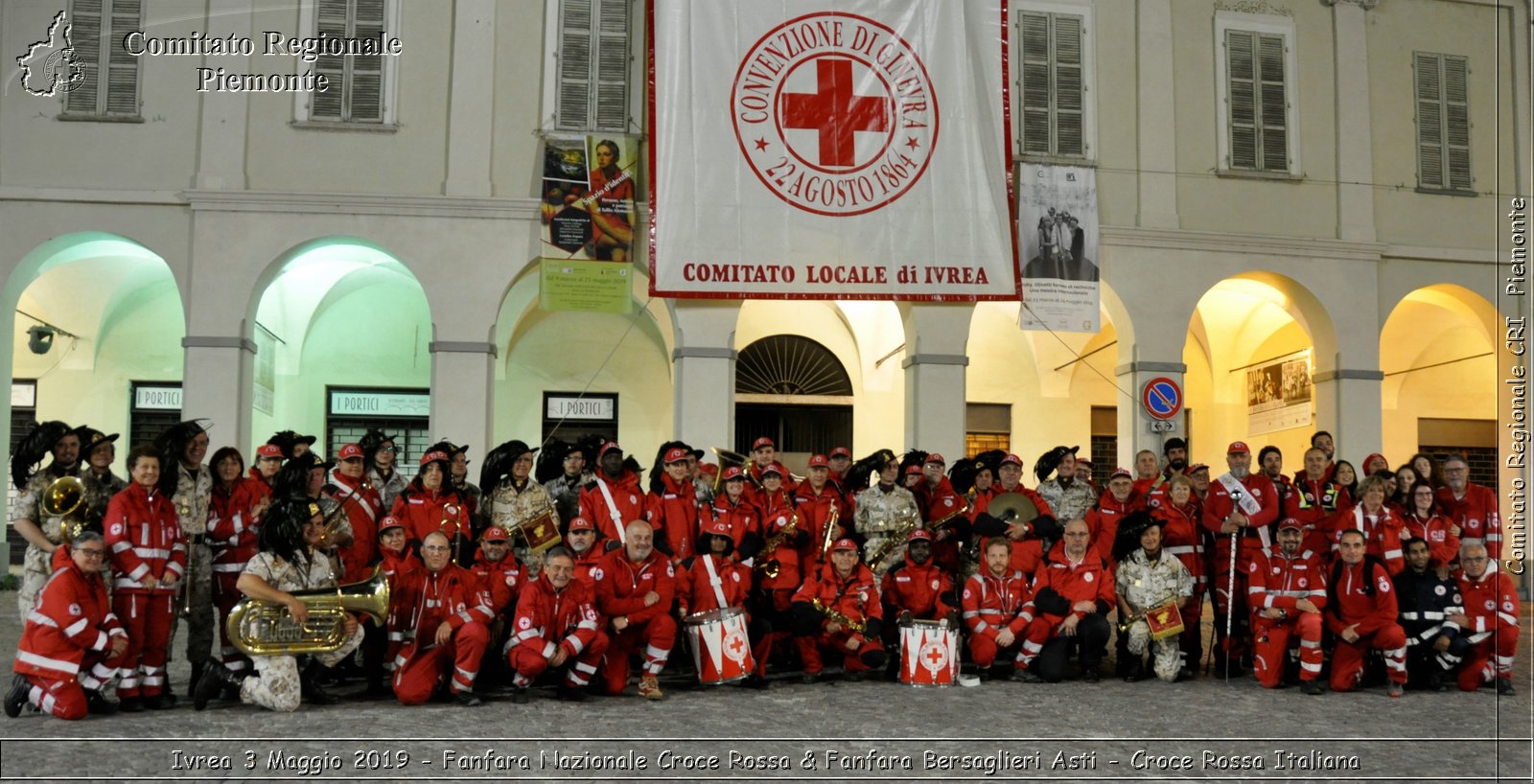 Ivrea 3 Maggio 2019 - Fanfara Nazionale Croce Rossa & Fanfara Bersaglieri Asti - Croce Rossa Italiana - Comitato Regionale del Piemonte