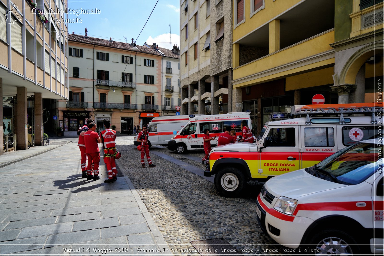 Vercelli 4 Maggio 2019 - Giornata Internazionale della Croce Rossa - Croce Rossa Italiana - Comitato Regionale del Piemonte