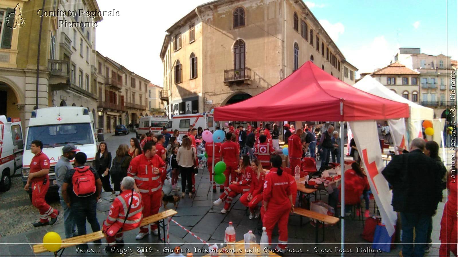 Vercelli 4 Maggio 2019 - Giornata Internazionale della Croce Rossa - Croce Rossa Italiana - Comitato Regionale del Piemonte