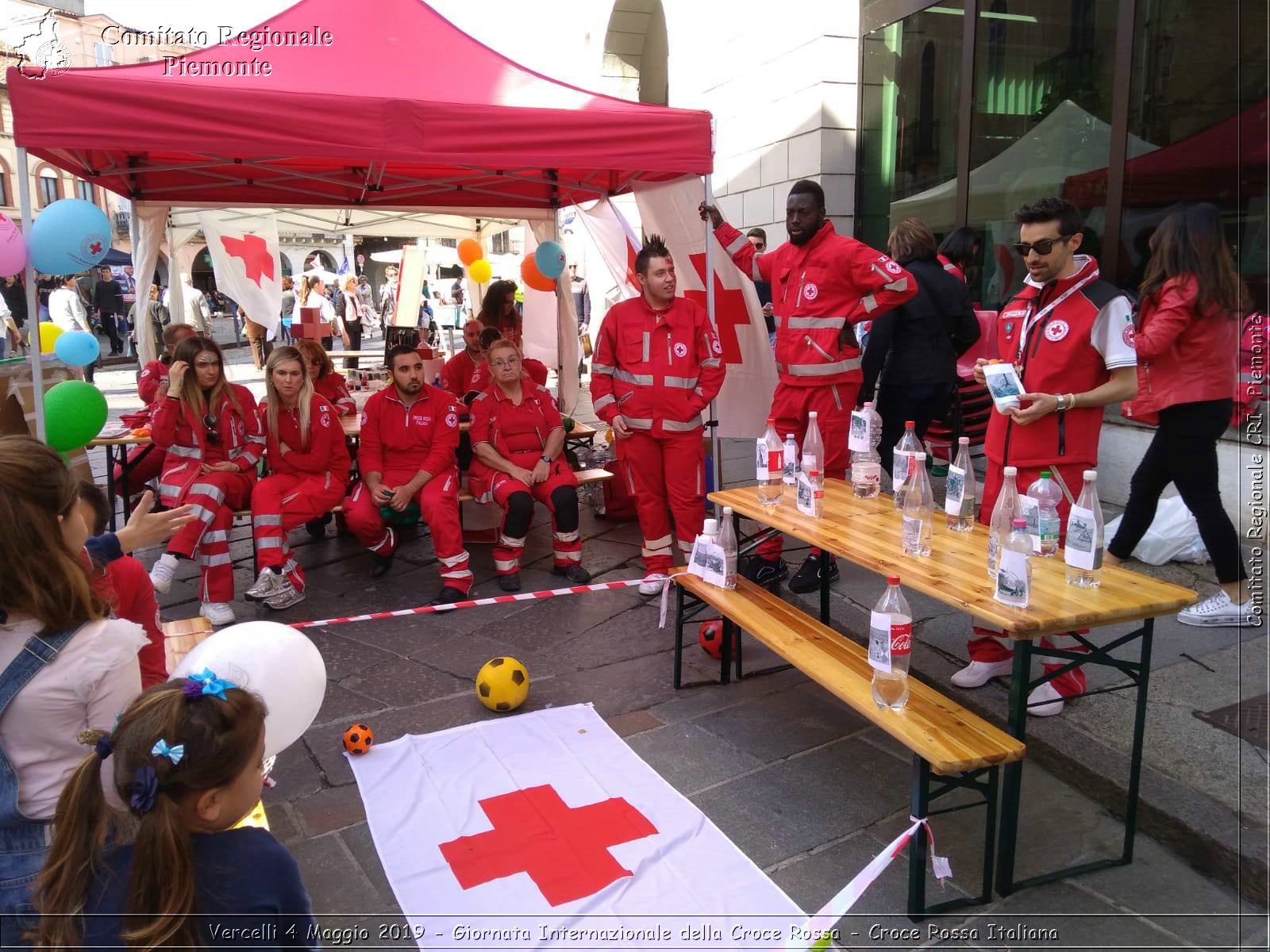 Vercelli 4 Maggio 2019 - Giornata Internazionale della Croce Rossa - Croce Rossa Italiana - Comitato Regionale del Piemonte