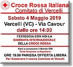 Vercelli 4 Maggio 2019 - Giornata Internazionale della Croce Rossa - Croce Rossa Italiana - Comitato Regionale del Piemonte