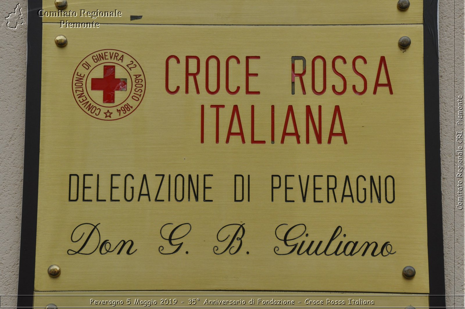 Peveragno 5 Maggio 2019 - 35 Anniversario di Fondazione - Croce Rossa Italiana - Comitato Regionale del Piemonte