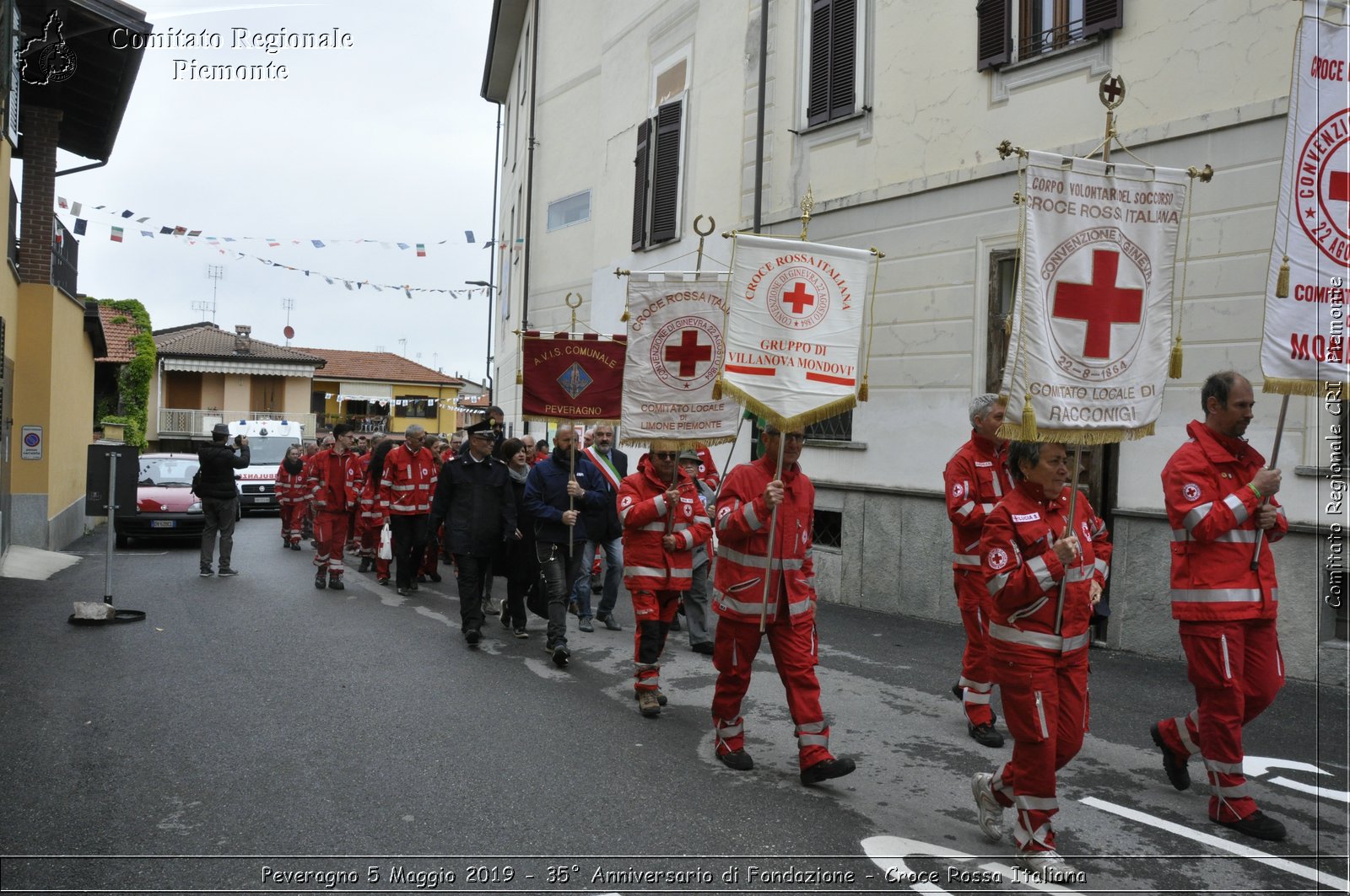 Peveragno 5 Maggio 2019 - 35 Anniversario di Fondazione - Croce Rossa Italiana - Comitato Regionale del Piemonte