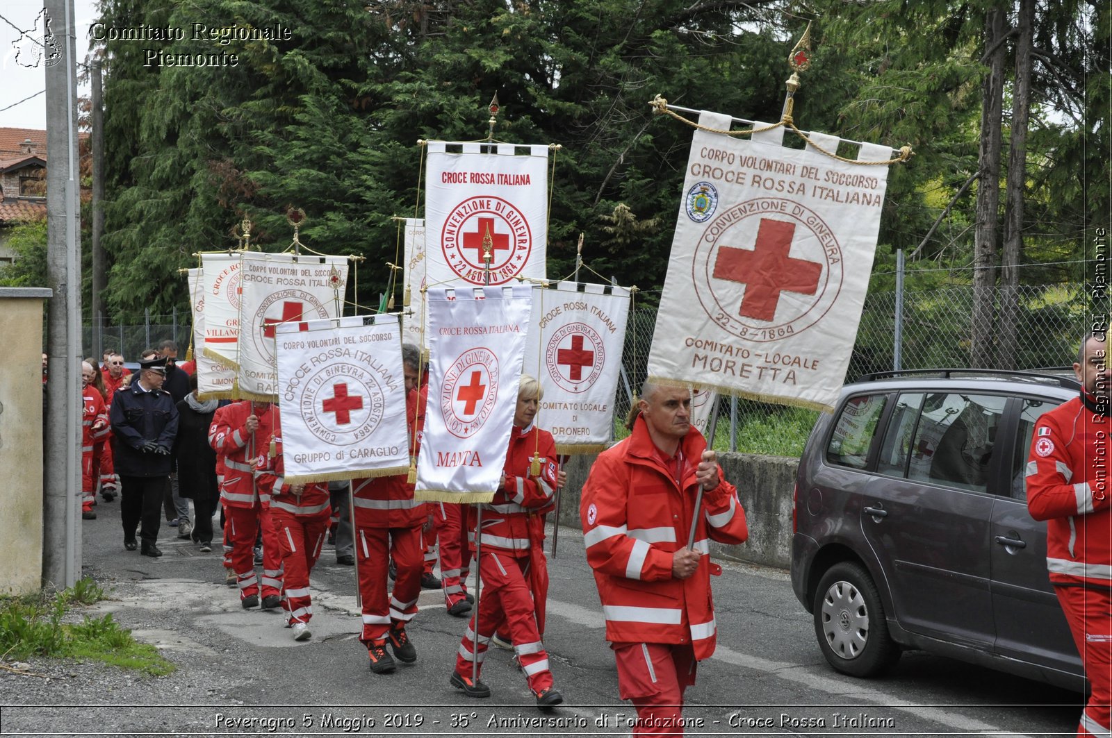 Peveragno 5 Maggio 2019 - 35 Anniversario di Fondazione - Croce Rossa Italiana - Comitato Regionale del Piemonte